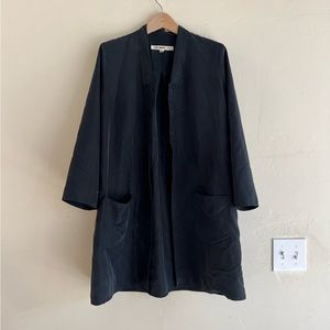 ZII ROPA Silk Button Down Jacket